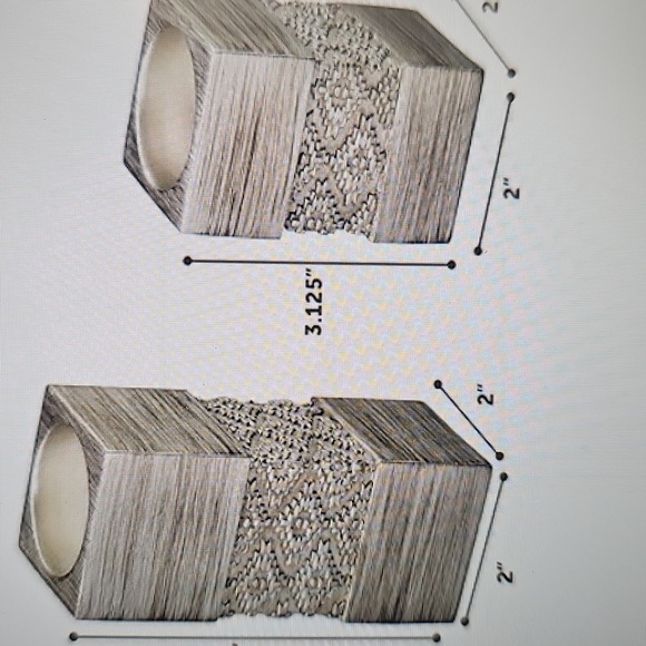 Elegant Gray Tealight Candle Holder Set Of 3 Silver New Three Sizes - Picture 4 of 13